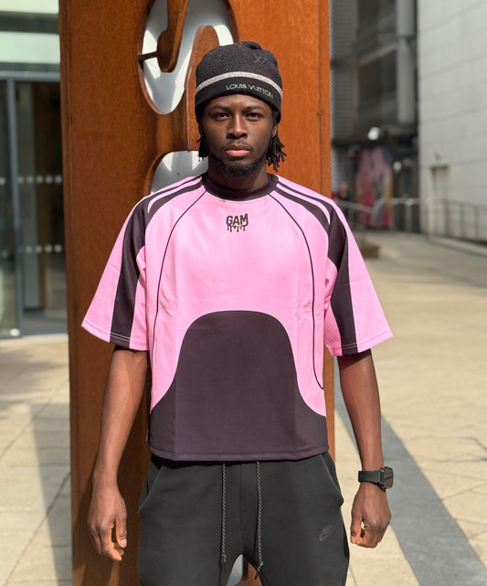 Pink an black